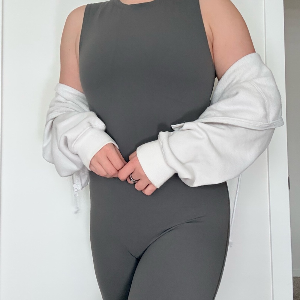 TNA Gray Jumpsuit